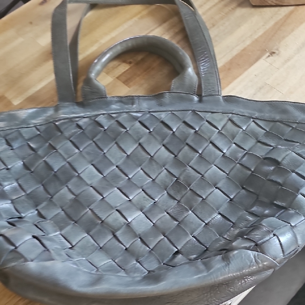 Latico Leathers NJ  Charcoal Bella  Leather Satchel Bag Retired